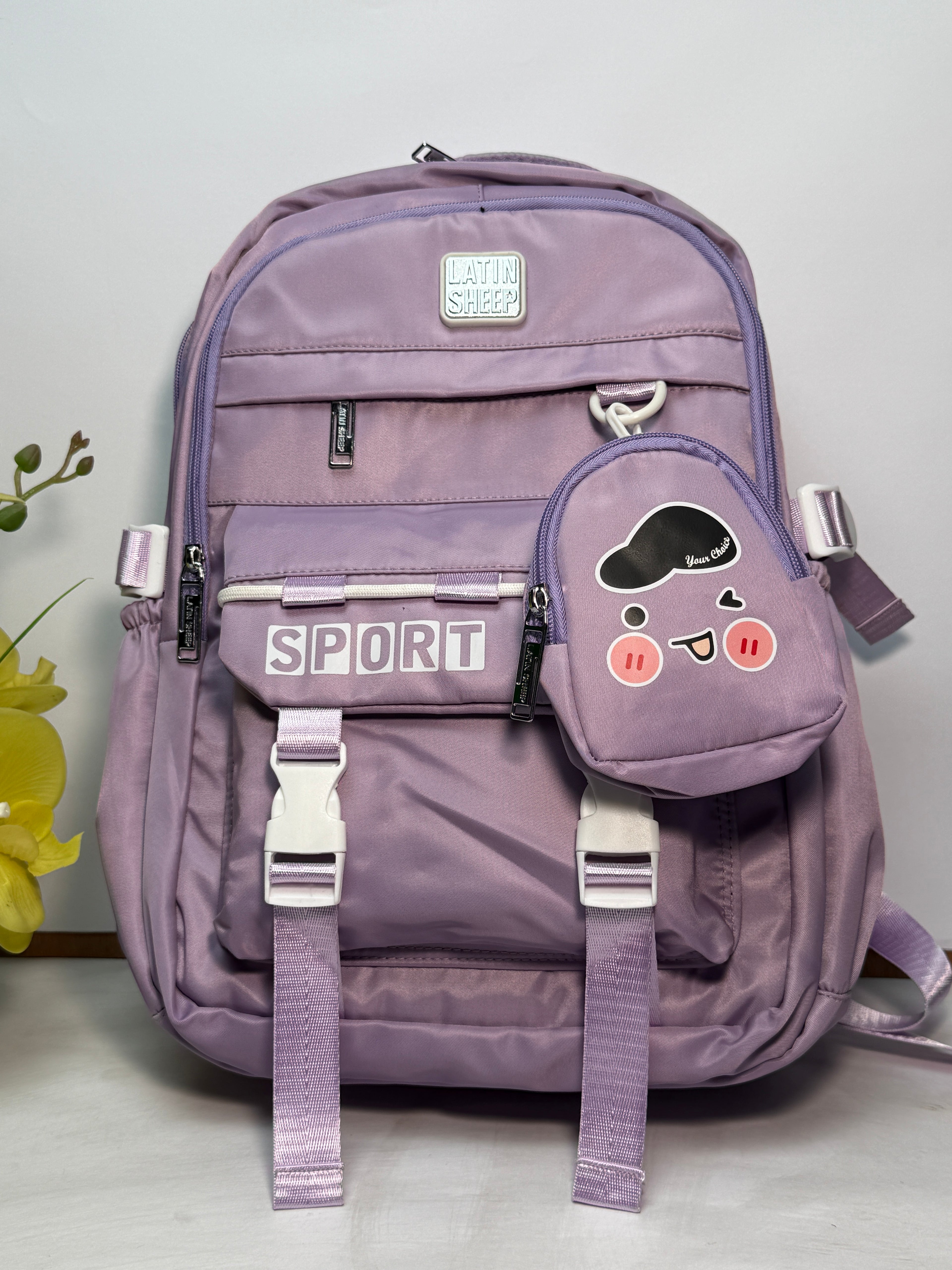 Cute Cartoon Pocket Design Kids Backpack