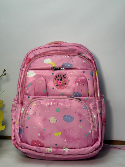 Galaxy Theme Cute Kids Backpack Bag