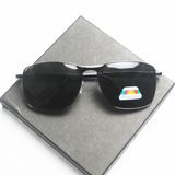 Trendy Tinted Rectangular Sunglasses