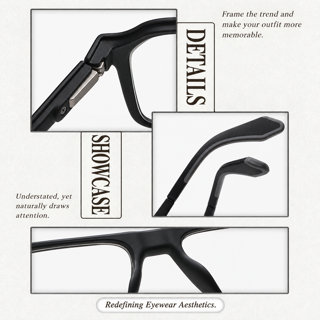 Lightweight Flexible Frame Optical Glass