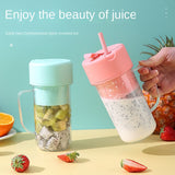 USB Rechargeable Cup Blender with Straw