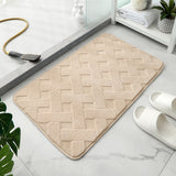 Jacquard non-slip floor mat