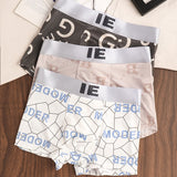 Summer Ice Silk Quick-Dry Men’s Boxers ( set of 04)