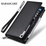 Premium Business Zipper Multi-Card Wallet