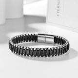 Premium Genuine Leather Braided Men's Bracelet