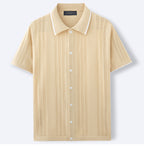 Men's Summer Trendy casual knitted polo shirt