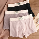 Pure Cotton Textured Mid-Waist Underwear ( set of 04)