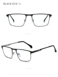 Sleek Premium Full-Frame Metal Eyeglasses
