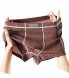 Ice Silk Waffle Texture Boxer Shorts ( Set of 04 )