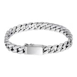 Minimal Retro Whip Cuban Chain Bracelet