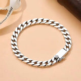 Minimal Retro Whip Cuban Chain Bracelet