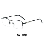 Trendy Metal Semi-Rimmed Eyewear