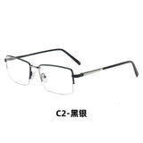 Trendy Metal Semi-Rimmed Eyewear