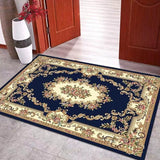 Vintage Grace with Floral Frame Floor Mat