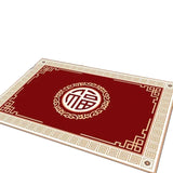 Vintage Grace with Floral Frame Floor Mat