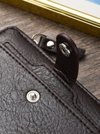 Retro Zipper Buckle Men's  Wallet
