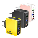 6 in 1 Multi-Port 65W Fast Charger
