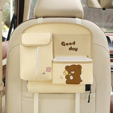 Multifunctional car backseat storage bag