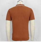 Men's Summer Trendy casual knitted polo shirt