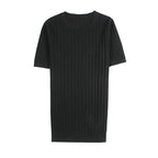 Classic Rib Texture Slim Fit Tee