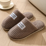 Soft Sole Corduroy Winter House Slippers