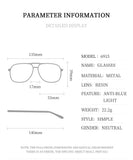 Sleek Premium Full-Frame Metal Eyeglasses