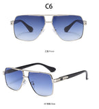 Double Bridge Retro UV Protection Glasses