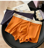 Threaded Contrast Color Men’s Boxer( Set of 04)