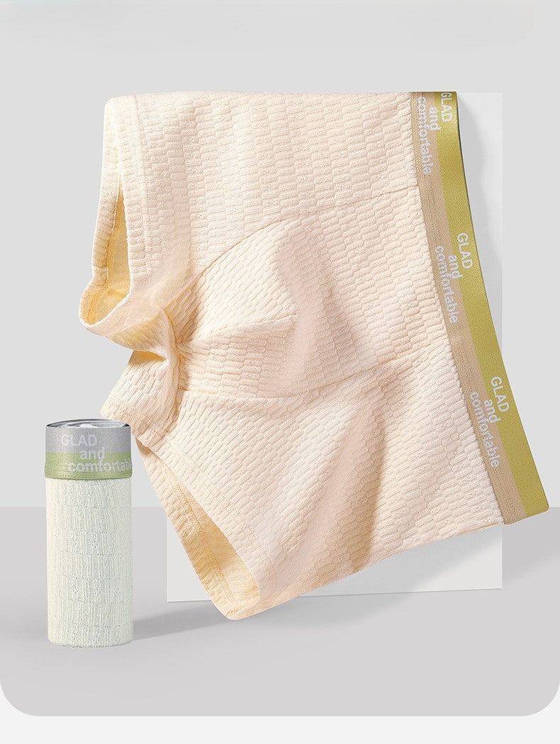 Soft Breathable Textured Cotton Boxer (set of 4)