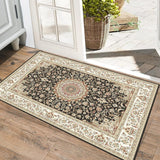 Oriental Elegance for Welcoming Floor Mat