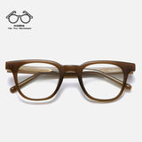 Unisex Full Rim Square TR90 Eyeglasses