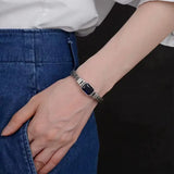 Royal Blue Stone Vintage Chain Bracelet