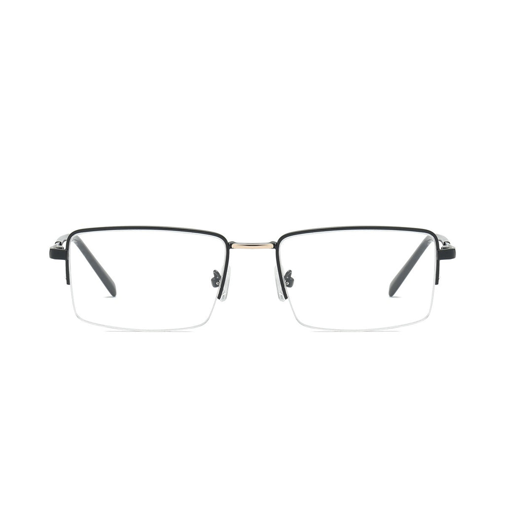 Trendy Metal Semi-Rimmed Eyewear