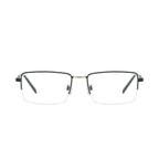 Trendy Metal Semi-Rimmed Eyewear