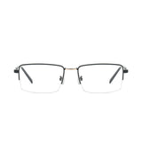 Trendy Metal Semi-Rimmed Eyewear