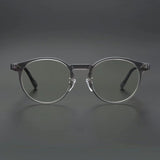 Japanese Style Retro Wood Grain Glasses Frame