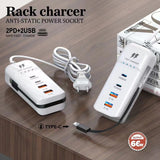 4USB  Multi-Port Dual PD Fast Charging Hub