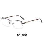 Trendy Metal Semi-Rimmed Eyewear