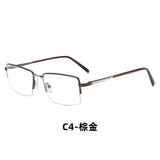 Trendy Metal Semi-Rimmed Eyewear