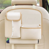 Multifunctional car backseat storage bag