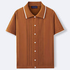 Men's Summer Trendy casual knitted polo shirt
