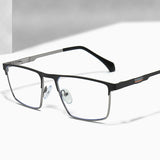 Sleek Premium Full-Frame Metal Eyeglasses