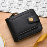 Vintage Style Small PU Leather Men's Wallet