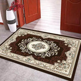 Vintage Grace with Floral Frame Floor Mat