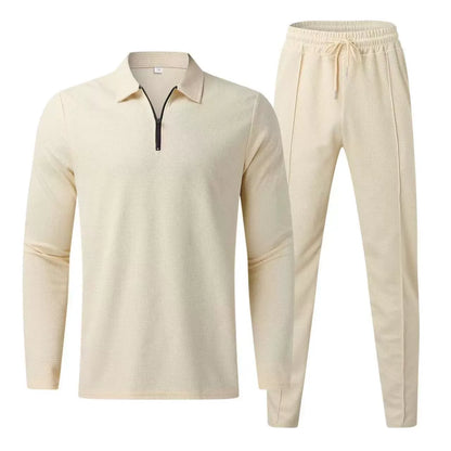 Lightweight Casual Long Sleeve Jogger Set