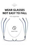Trendy Metal Semi-Rimmed Eyewear