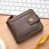 Vintage Style Small PU Leather Men's Wallet