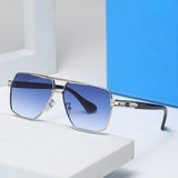 Double Bridge Retro UV Protection Glasses