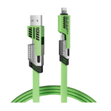 Four-in-one fast charging data cable
