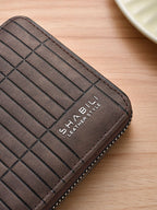 Zippered PU Leather Men’s Retro Wallet
